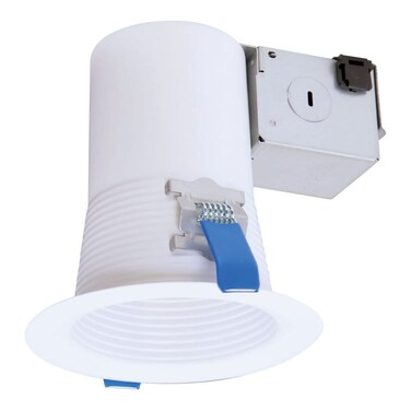 HALO CEZ4125E26WBICAT Lamp-Based Direct Mount Recessed Light Canless EZ-Trim 4 inch White