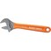 Klein Tools O50710 Adjustable Wrench, Precision Forged 1 1/2-Inch Extra-Capacity Jaw, SAE and Metric Scales, Plastic-Dipped Handle, 10-Inch