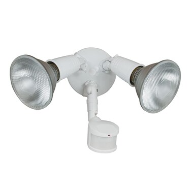 Cooper/Regent MS185W Motion Activated Flood Lights White 120-volts 150 watt max