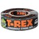 T-Rex Tape Heavy Duty Duct Tape with UV Resistant &amp; Waterproof Backing for Ferociously Strong Repairs, 1.88" x 30 yd, Gunmetal Gray, 1 Roll