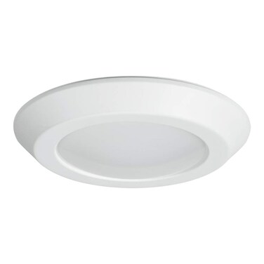 HALO BLD606930WHR BLD 6 in. White Integrated Recessed Ceiling Light Trim at 3000K Soft, Title 20 Compliant LED Direct Mount, 6