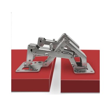 2 pcs 170 Degree Soft Close Cabinet Hinges with Shock Absorbing Kitchen Cabinet Wardrobe Door Hinges (Full Cover)