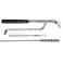 Klein Tools 53721 Flex Bit Kit with 9/16-Inch x 54-Inch Flex Bit Auger, Placement Tool and Wire Pulling Grip for Pulling Wire Behind Walls