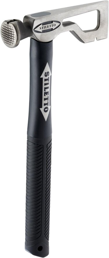 Stiletto DryAxe9-F 9 oz Titanium Drywall Axe with Straight Poly-Fiberglass Handle