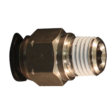 Milton s-2200-9 Straight - Tube 3/8" OD - 1/4" MNPT