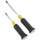Klein Tools 85442DD Screwdriver Set, Demolition Driver, 1/4-Inch and 5/16-Inch Keystone Tips with Plated Metal Strike Cap, 2-Piece