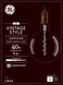 GE Vintage Style LED Light Bulb, 40 Watt, Clear Finish, G63 Large Globe Bulb (1 Pack)