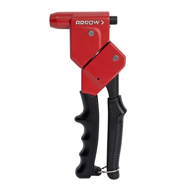 Arrow RT300S Headless One-Handed Swivel Rivet Tool, Manual Riveter for Metal, Fabric, Leather, and Auto Repair, Uses 1/8-Inch, 3/16-Inch, 5/16-Inch Rivets