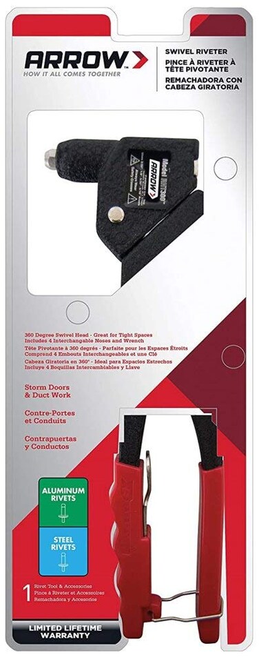 Arrow Fastener RHT300 Pro Swivel Head Rivet Tool RHT300