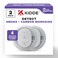 Kidde Smoke &amp; Carbon Monoxide Detector, AA Battery Powered, LED Warning Light Indicators, 2 Pack