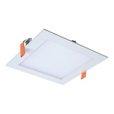 HALO HLB 6 in. Square 3000K Color Temperature New Construction or Remodel Canless Recessed Integrated LED Kit