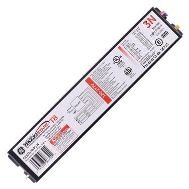 GE Lighting 96715 GE332-MVPS-N 120/277-Volt UltraStart Electronic Fluorescent T8 Programmed Rapid Start Ballast 3 F32T8 Lamps
