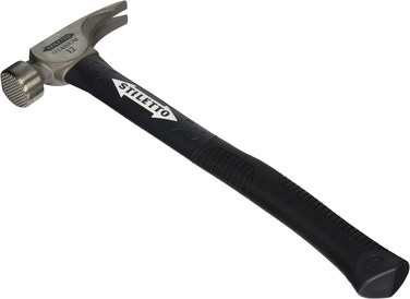 Stiletto TI12MC-F 12 oz Ti Milled Face with Curved Poly-Fiberglass Handle, 16