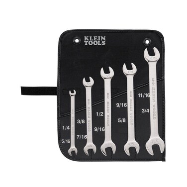 5-Piece Open-End Wrench Set