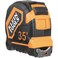 Klein Tools 9135 Tape Measure, Heavy-Duty Measuring Tape with 35-Foot Single-Hook Nylon Reinforced Blade, with Metal Belt Clip
