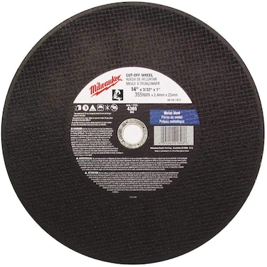 MILWAUKEE ELECTRIC TOOL 49-94-1475 14" x 1/8" x 1" Type 1 - Cut-Off Wheel