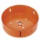 Klein Tools 31900 Bi-Metal Hole Saw, 6-3/8-Inch, For Drywall-Ceiling Tile-Steel-Wood-Plastic, Stainless Steel, Recessed Lighting