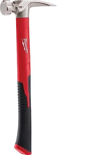 Milwaukee Electric Tool 48-22-9316 Smooth Poly Fiberglass Hammer, 19oz