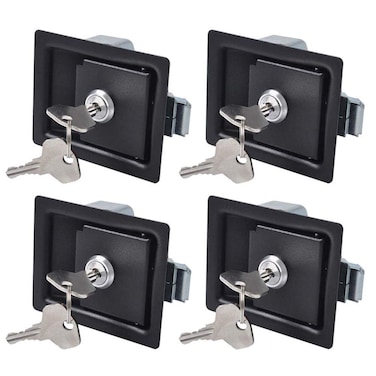 Tool Box Trailer Rv Car Locks Carbon Steel Anti Paddle Handle Locks Trailer Caravan Parts Accessories 4pcs