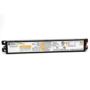 GE 31305 2-Bulb Commercial Electronic Fluorescent Light Ballast