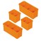 Klein Tools 54811MB MODbox Replacement Bins, Modular Storage for Klein Full or Half-Width Tall Component Boxes, Small Parts Organizer, 4-Pack