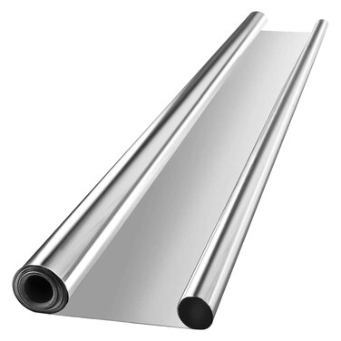 VIVOSUN Highly Reflective Mylar Film Roll 4FT x 25FT for Outdoor Grow Room Indoor Decoration Aluminum Paint Coated 2 Mil Silver