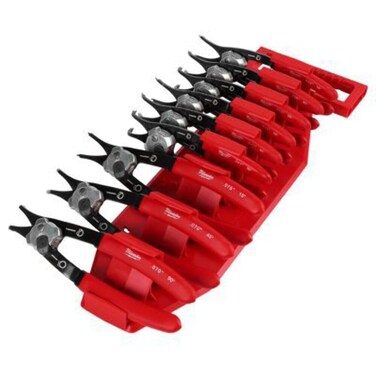 Milwaukee 9PC Snap Ring Pliers Set