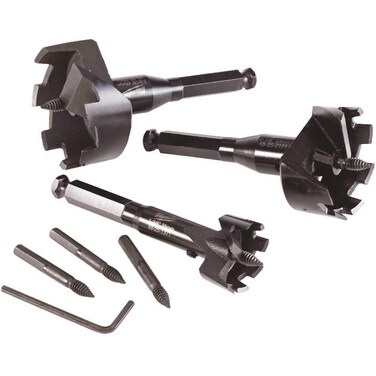 Bit Set, 1-3/8", 2-1/8", 2-9/16", 3 Pc