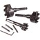 Bit Set, 1-3/8", 2-1/8", 2-9/16", 3 Pc