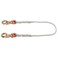 Klein Tools 87417 Nylon Webbing Lanyard, Fixed-Length, 1/2-Inch by 4-Foot