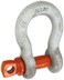 CM M652AG Alloy Anchor Shackle with Galvanized Screw Pin, 7 Ton Work Load Limit, 3/4" Size