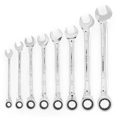 RYOBI 8 Pc. Metric Ratcheting Combination Wrench Set
