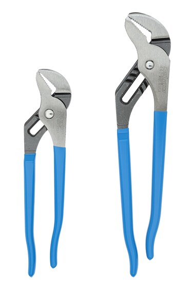 Channellock 2 Piece Tongue and Groove Pliers Set, Blue, 2 Piece Set, 9.5", 12