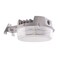 HALO ALB Outdoor Dusk-to-Dawn LED Security Area Light with 2000 Lumens, Wall or Pole Mount - Textured Gray
