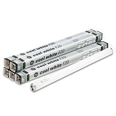 GE 80046 24-Inch Fluorescent Tubes, 20 Watts, 6/Pack