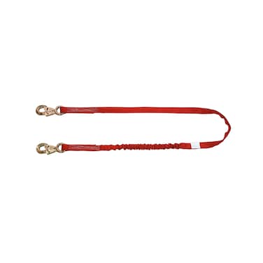 Klein Tools 87473 Deceleration Lanyard, Klein-Lite Fixed Length Twin-Leg Nylon Webbing Lanyard with 3 Klein-Lok Locking Snap-hooks, 6-Foot