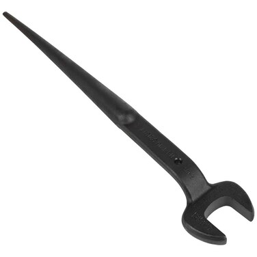 Klein Tools 3213TT Construction Spud Wrench with Tether Hole, Made in USA, 1-7/16-Inch Nominal Opening, 7/8-Inch Bolt for US Heavy Nut