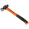 Klein Tools H80332 Ball-Peen Hammer, 32-Ounce Head, Fiberglass Non-Slip Shock Absorbing Grip Handle with Tether Hole, 15-Inch