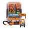 Gorilla 92004E 1" X 12' Ratchet Strap with Cap Locks with Gorilla-Grip Handle - Orange Webbing