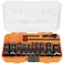 KNECT Flip-20 Impact Socket Set SAE &amp; Metric 13-Piece
