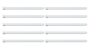 (10 Pack) GE 75399 F40/25BX830IS/WM 25-Watt 3000K 4-Pin Single Tube Compact Fluorescent Lamp