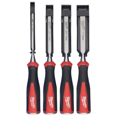 Milwaukee Beveled Edge Chisels Set 4pc 4932479897