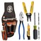 Klein Tools 80152 Electrician's Tool Set with Pliers, Magnetic Screwdriver, NCVT, Wire Stripper and Tradesman Pro Tool Pouch, 5-Piece