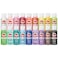 Apple Barrel, Pastel Dreams &amp; Vivid Wonders Collection Acrylic Craft Paint, PROMOTCK, 2 fl oz each, 18 assorted matte colors, 18 count
