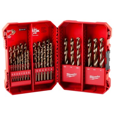 Milwaukee Electric Tools 48-89-2332 29Pc Cobalt Helix Drill Bit Set, Red