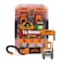 Gorilla 93002 2 Pk 1.25" X 14' Ratchet Strap W/Orange Gorilla-Grip Handle W/Cap Locks (Orange Webbing)