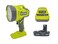 RYOBI 18V Cordless LED Spotlight PCL661 Kit - Includes Battery and Charger