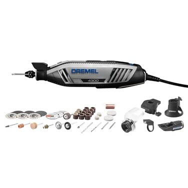 Dremel 4300-5/40 High Performance Rotary Tool Kit with LED Light- 5 Attachments &amp; 40 Accessories - Ideal for Grinding, Cutting, Wood Carving, Sanding, and Engraving
