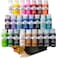 FolkArt 99445 24 Bottle Acrylic Craft Paint Set with 10 Pack of Brushes, 2oz, Colors May Vary