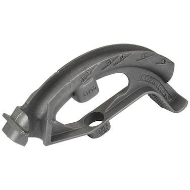 Klein Tools 51610 Iron Conduit Bender Head, for 1-Inch EMT or 3/4-Inch Rigid IMC, use with Klein Tools Angle Setter (Cat. No. 51613)